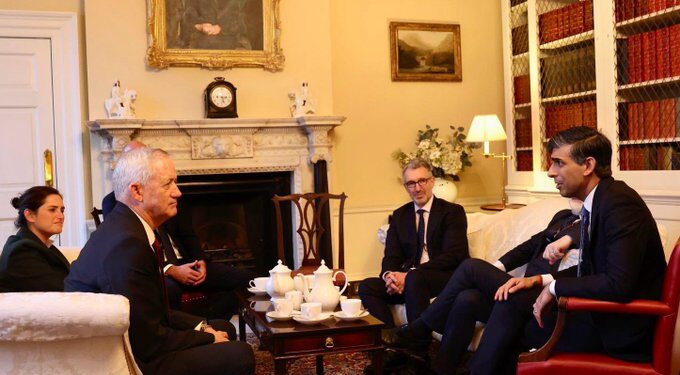 British Prime Minister Rishi Sunak joins security meeting with UK & Israel