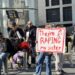Israelis Protest Outside of Blinken Meeting in Tel Aviv With Shocking Signs
