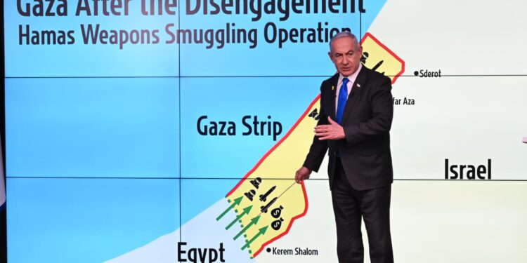 Netanyahu Stands Firm on Gaza-Egypt Border Strategies