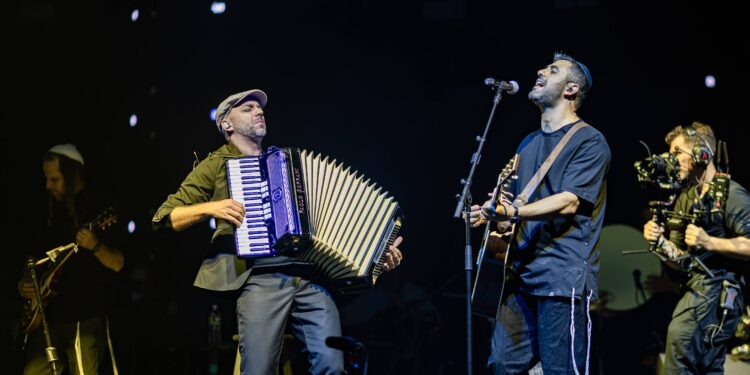 Ishay Ribo Brings Healing and Hope to Madison Square Garden with Mentor Idan Raichel and Eviatar Banai.