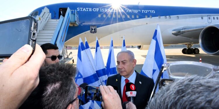 Netanyahu Embarks on Key Visit to Washington for Historic Talks with President Trump