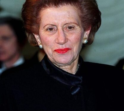 Reuma Weizman, Beloved Former First Lady of Israel, Dies at 99